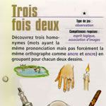 Les jeux d'observation